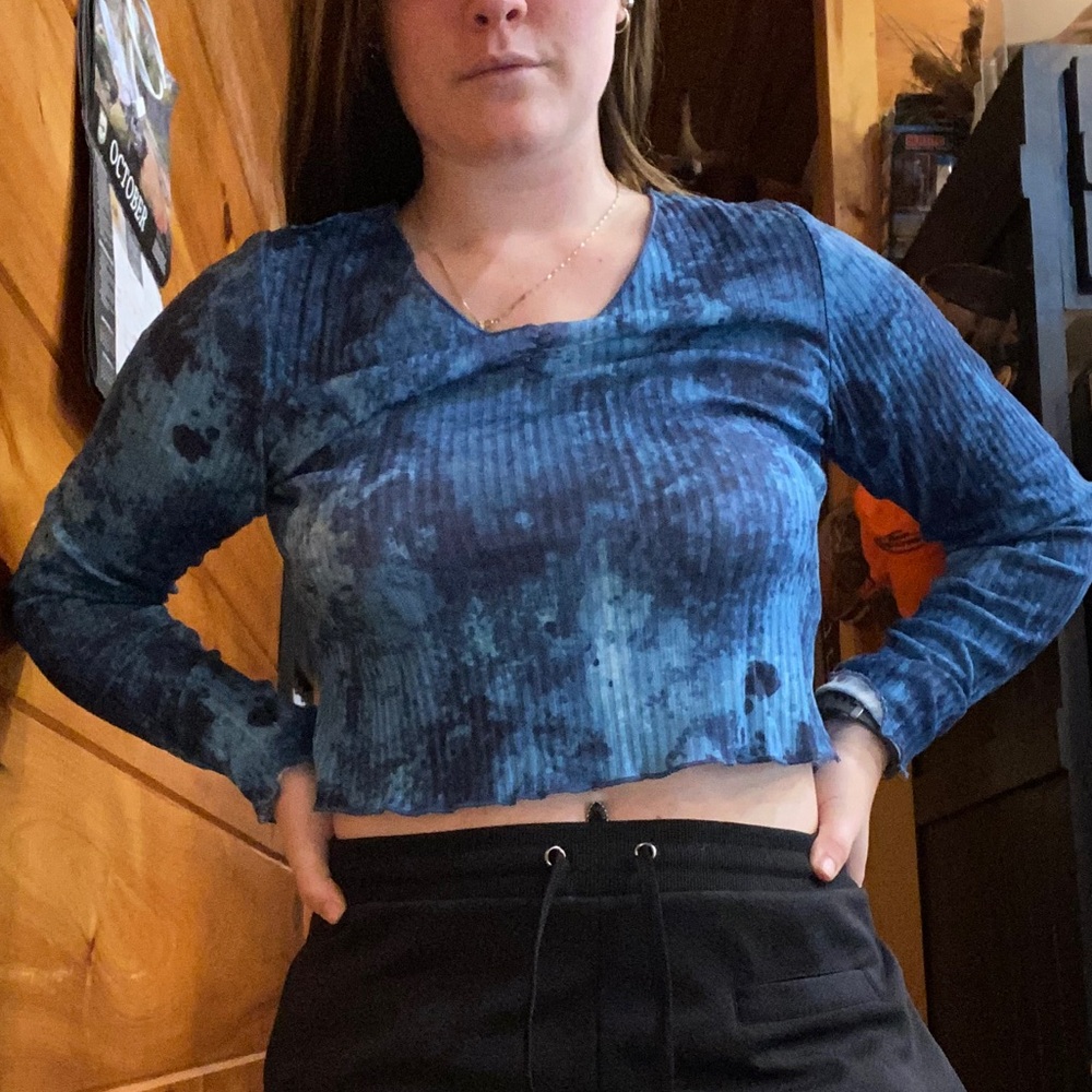 SHEIN tie dye long sleeve - Picture 2 of 4
